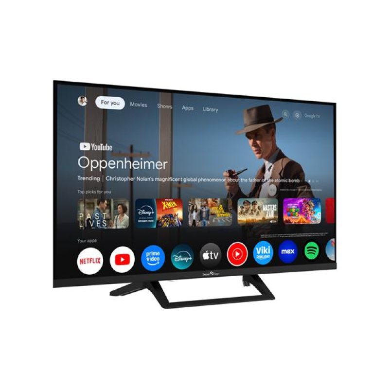 Google TV, Qled FHD, Pied central *