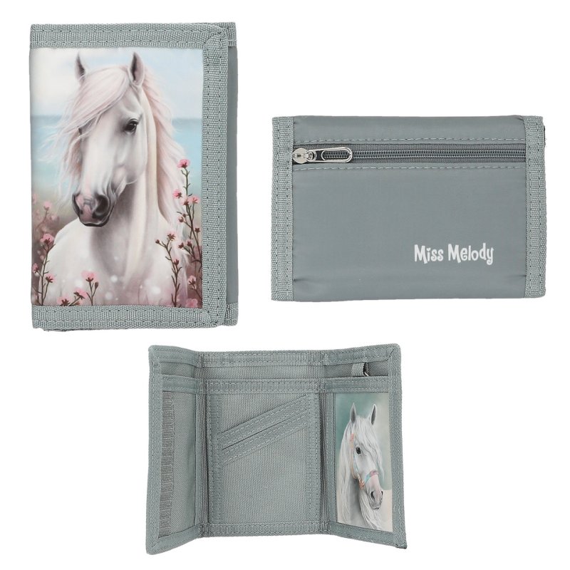 Miss Melody 0413972 portefeuille, étui pour cartes, support de documents de voyage Multicolore Zinc, Polyester,