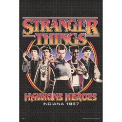 Stranger Things 1000-piece puzzle Hawkins Heroes