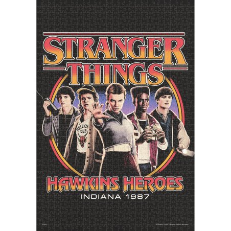 Stranger Things 1000-piece puzzle Hawkins Heroes