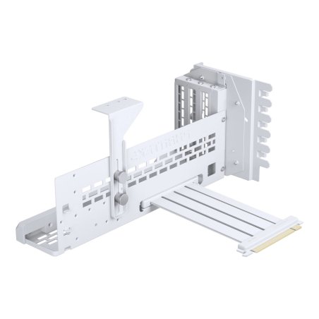 PHANTEKS Premium PCIe Gen 5 Vertical GPU Bracket, DRGB, mit PCIe 5.0-Riser-Kabel - 220mm, weiß
