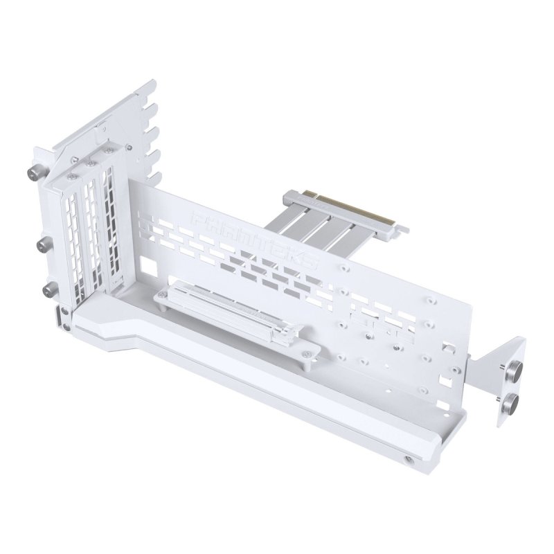 PHANTEKS Premium PCIe Gen 5 Vertical GPU Bracket, DRGB, mit PCIe 5.0-Riser-Kabel - 220mm, weiß