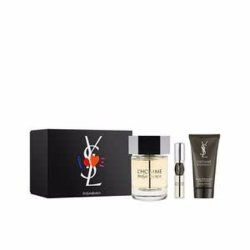 Yves Saint Laurent L'Homme For Men Gift Set Eau De Toilette 100ml 10ml Miniture 50ml Aftershave Balm