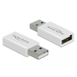 DELOCK USB 2.0 Adapter Typ-A Stecker zu Typ-A Buchse Datenblocker