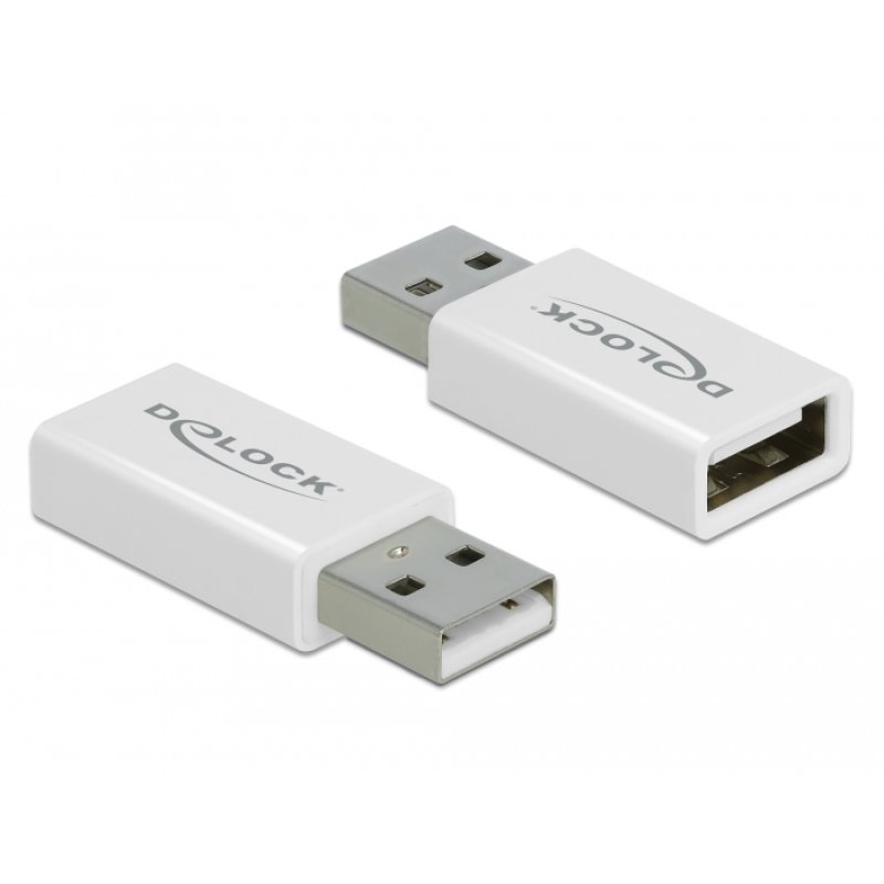 DELOCK USB 2.0 Adapter Typ-A Stecker zu Typ-A Buchse Datenblocker
