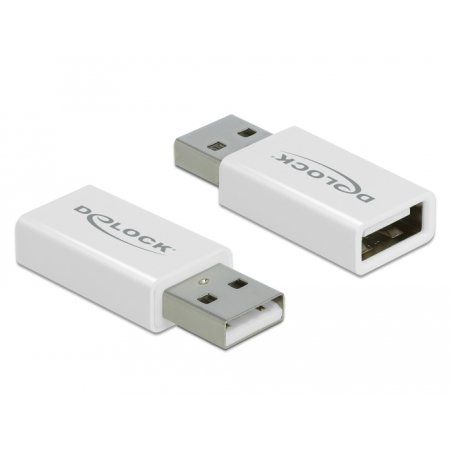 DeLOCK USB 2.0 Adapter Type-A male to Type-A female Data Blocker