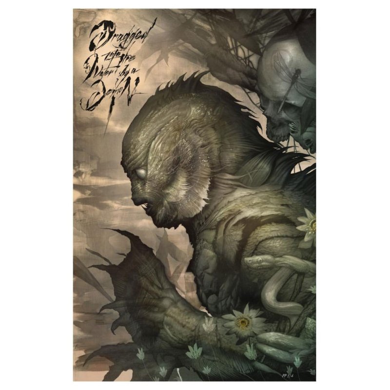 The Creature from the Black Lagoon Art Print Creature from the Black Lagoon by Dan Quintana 61 x 41 cm - unframed