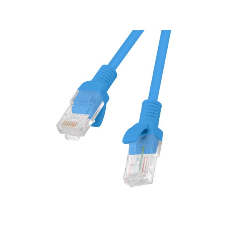 Lanberg PCU5-10CC-0025-B câble de réseau Bleu 0,25 m Cat5e U/UTP (UTP)