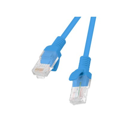 Lanberg PCU5-10CC-0025-B câble de réseau Bleu 0,25 m Cat5e U/UTP (UTP)