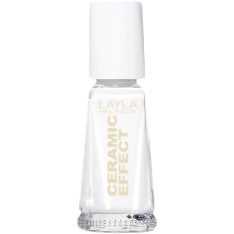 Layla Cosmetics Smalto Layla Ceramic Effect nail polish 10 ml White Gloss