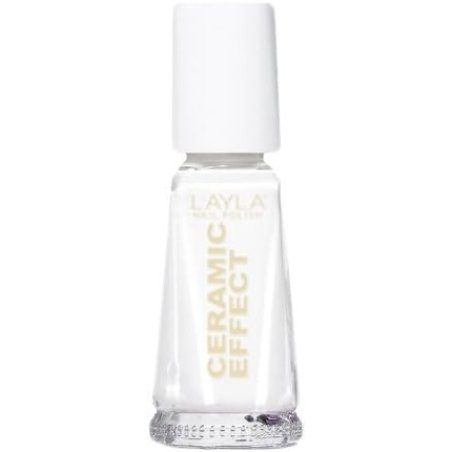 Layla Cosmetics Smalto Layla Ceramic Effect nail polish 10 ml White Gloss