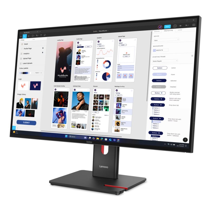 Lenovo ThinkVision T32UD-40 Monitor