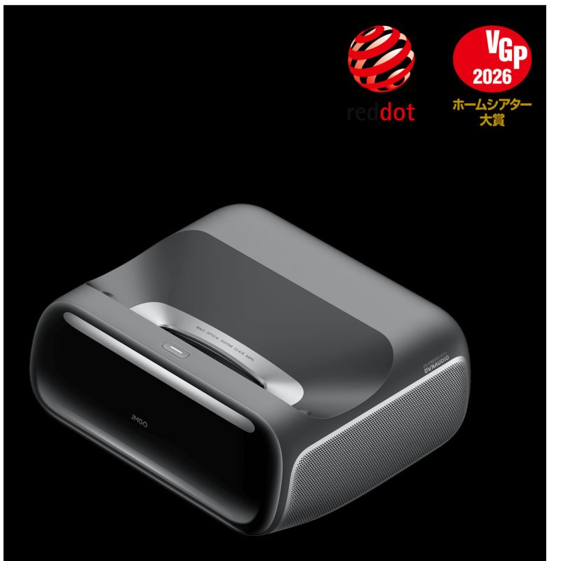 JmGO O2S Ultra Short throw projector DLP 4K (4096x2400) 3D Black