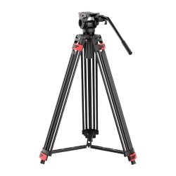 Neewer TP37 Adjustable Tripod with Fluid Head