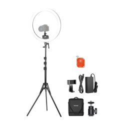 Neewer SRP18C 17cm Selfie Kit with Round LED Phone Light