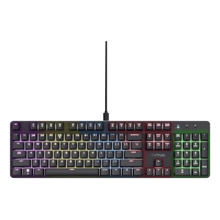 Trust GXT 871 Zora clavier Gaming USB AZERTY Français Noir