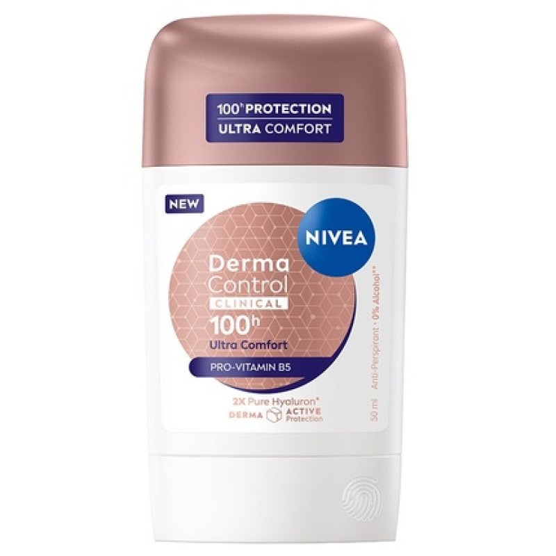 Nivea Derma Control Clinical Ultra Soft Antiperspirant Stick 50ml