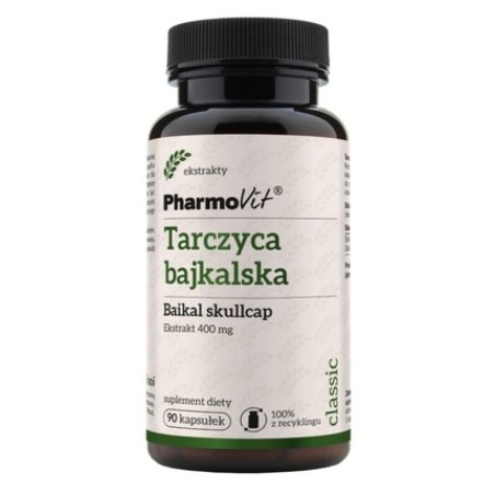 Pharmovit Baikal Skullcap 400 Mg Dietary Supplement 90 Capsules