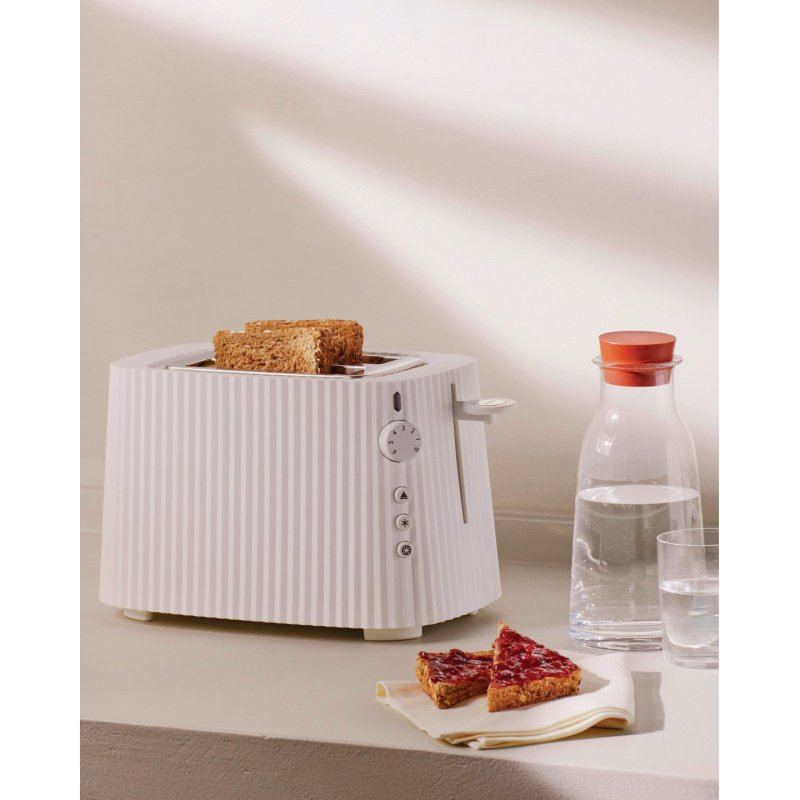 Alessi Plisse Toaster White Mdl08 W