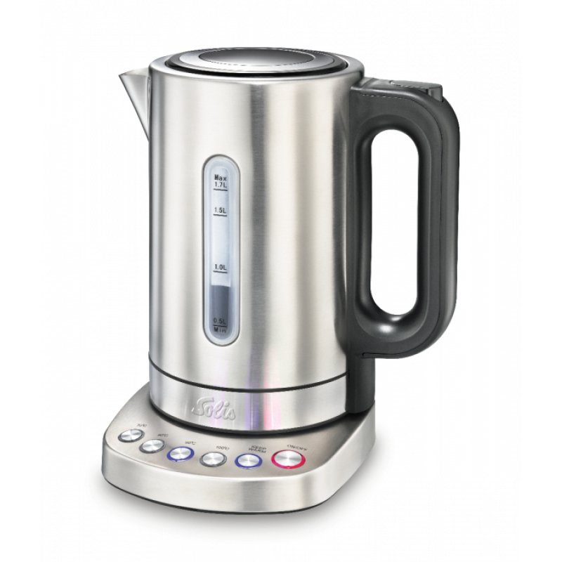 Solis Vario Temp Kettle 17 Liters 2200 Watts Stainless Steel Adjustable Temperature Water Level Indicator