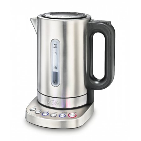 Solis Vario Temp Kettle 17 Liters 2200 Watts Stainless Steel Adjustable Temperature Water Level Indicator