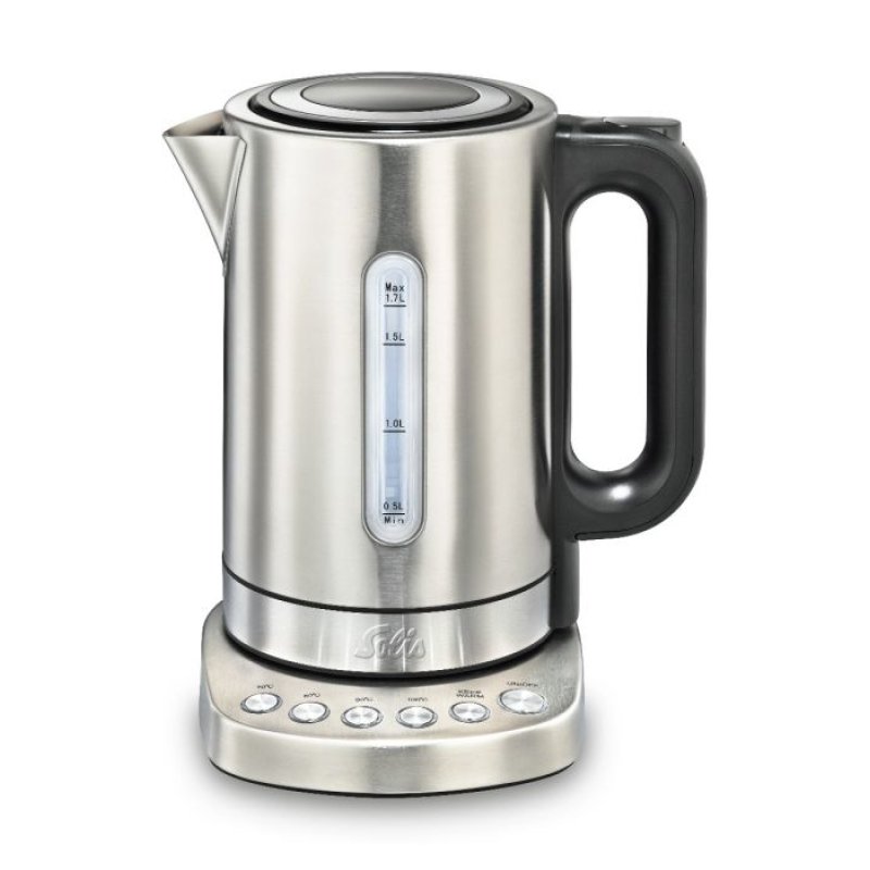 Solis Vario Temp Kettle 17 Liters 2200 Watts Stainless Steel Adjustable Temperature Water Level Indicator