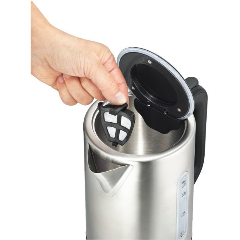 Solis Vario Temp Kettle 17 Liters 2200 Watts Stainless Steel Adjustable Temperature Water Level Indicator