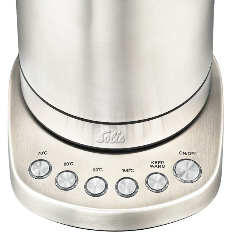 Solis Vario Temp Kettle bouilloire 1,7 L 2200 W Acier inoxydable