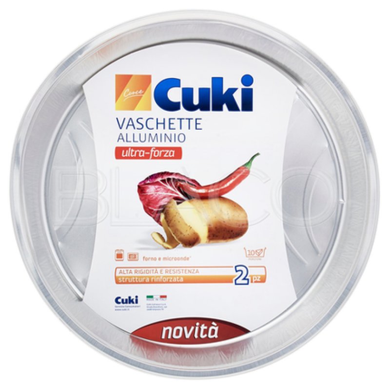 Cuki Aluminum Trays Large Cake For 10 Portions 2 Pieces 216 Liters