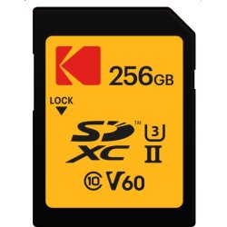 Kodak SD 256GB UHS-II U3 V60 Ultra Pro