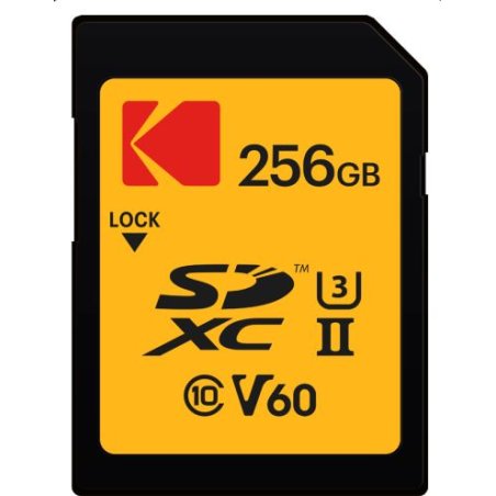 Kodak SD 256GB UHS-II U3 V60 Ultra Pro