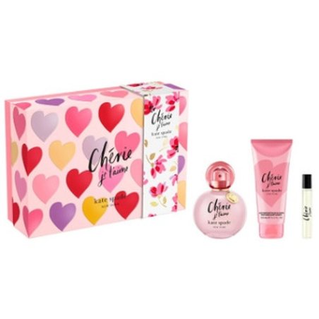 Kate Spade Cherie Je T'Aime Gift Set Eau De Parfum 100 Ml Miniature Eau De Parfum 75 Ml And Body Lotion 100 Ml