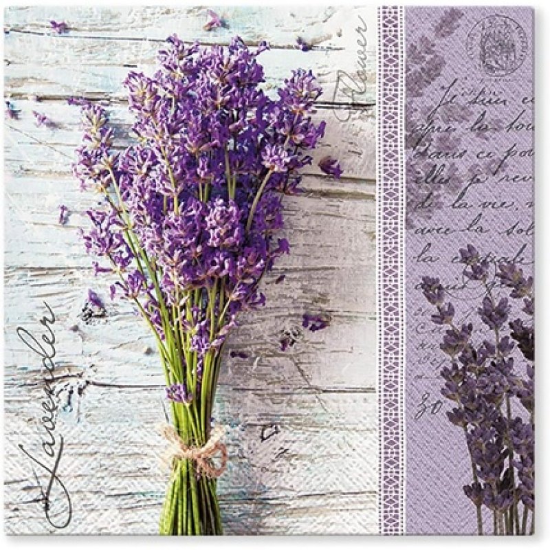 Tete A Tete 3-Ply Flowery Tissue Paper Napkins 33cm x 33cm