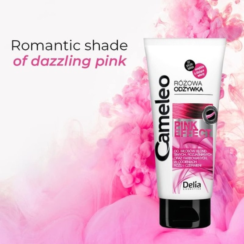 Cameleo Pink Effect Conditioner with Grapefruit Extract for Blonde and Bleached Hair