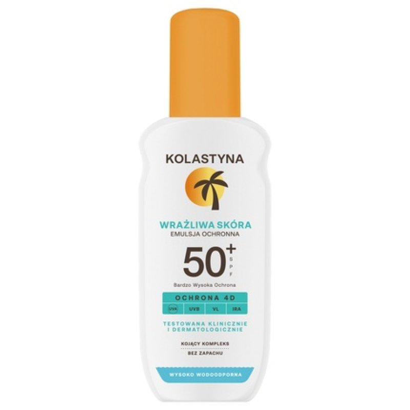 Kolastyna Sunscreen Emulsion Spray For Sensitive Skin Spf50 150ml