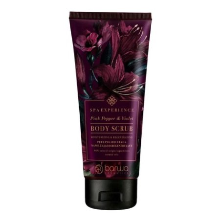 Barwa Spa Experience Moisturizingregenerating Body Peeling Pink Pepper Violet 180ml