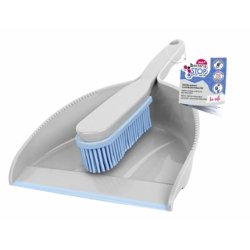 York Rubber Broom With Dustpan Bacteria Stop 1 Piece