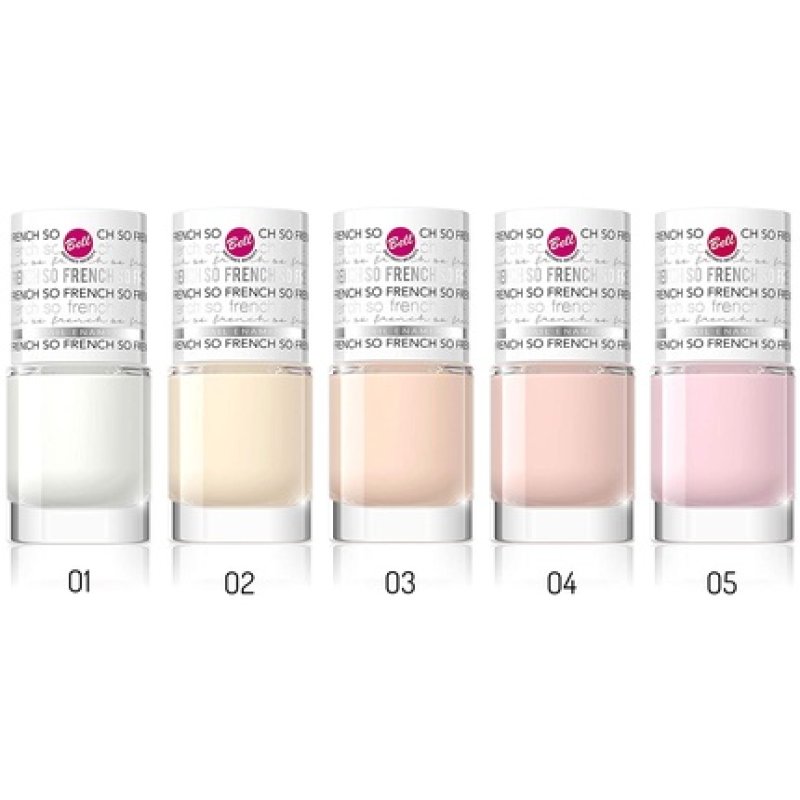 French Manicure Nail Polish 04 Orange, White