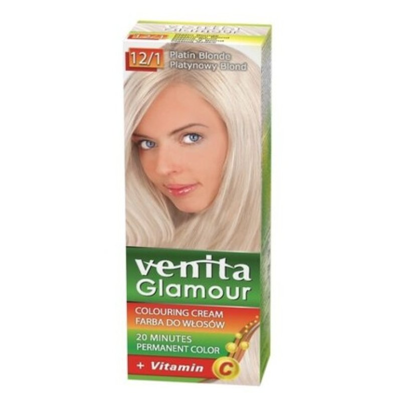 VENITA Glamour Coloring Hair Dye 12/1 Platinum Blonde