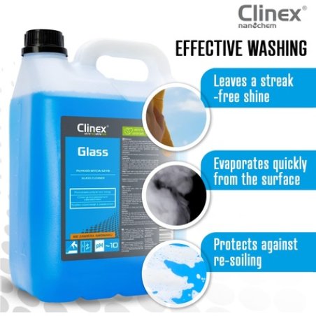 Clinex Glass 5l Efficient Window Cleaner Strong Window Cleaning Agent Glass Ceramic Cleaner Window Cleaning Thorough