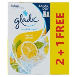 Glade Touch & Fresh Fresh Lemon Air Freshener Refill 10ml - Pack of 3