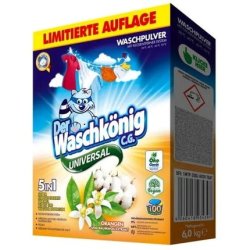 Clovin Germany Waschkonig Universal Laundry Powder 6kg 100p Orange And Cotton Extract