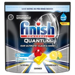 Quantum Ultimate Dishwasher Capsules 30 Pieces Lemon