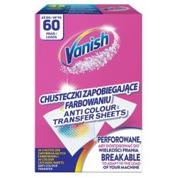 Color Protect Stain Prevention Wipes For Clothing 60 Washes