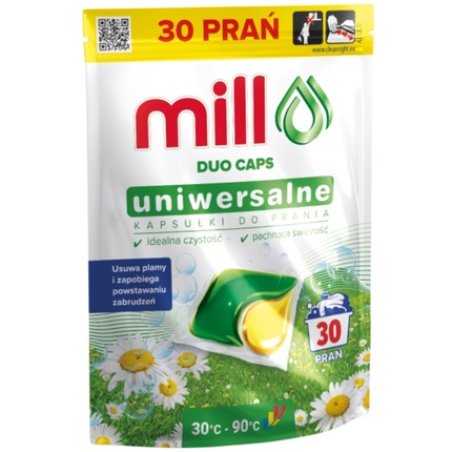 Mill Duo Universal Laundry Detergent Pods Pack Of 30