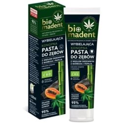 Bio Madent Whitening Toothpaste with Bamboo Charcoal and Papaya 100ml