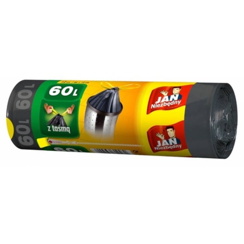 Jan Niezbedny Hd Classic Trash Bags 60 Liters 12 Pieces