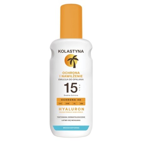 Kolastyna Protection And Moisturization Tanning Emulsion Spray Spf15 200 Ml