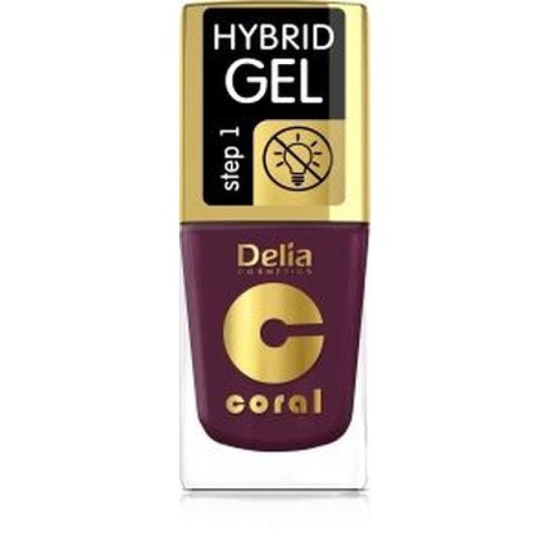 Coral Delia Coral Hybrid Gel 72 Nail Polish 11 Ml
