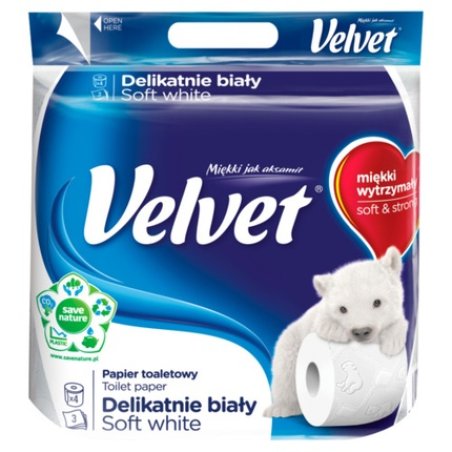Velvet Soft White Toilet Paper